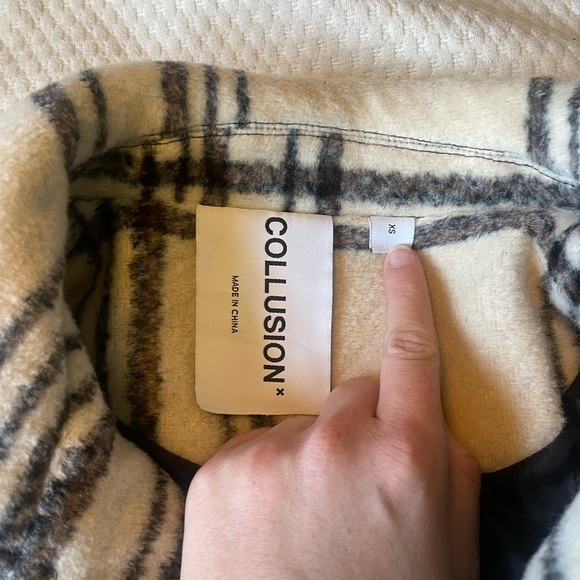 NEW Collusion Unisex Wadded Shacket - Picture 7 of 7